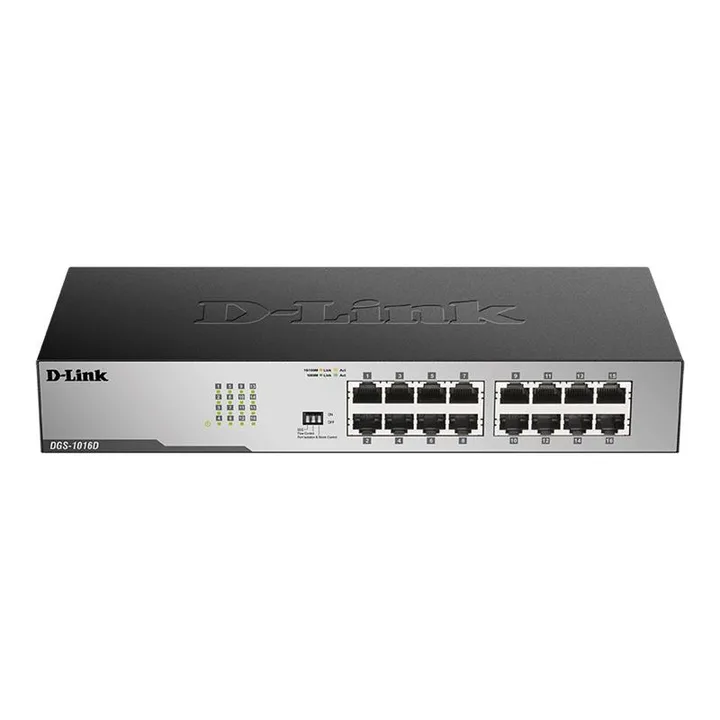 Switch D-Link DGS-1016D de 16 puertos Gigabit