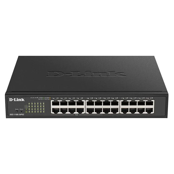 Switch D-Link DGS-1100-24PV2 de 24 puertos Gigabit PoE