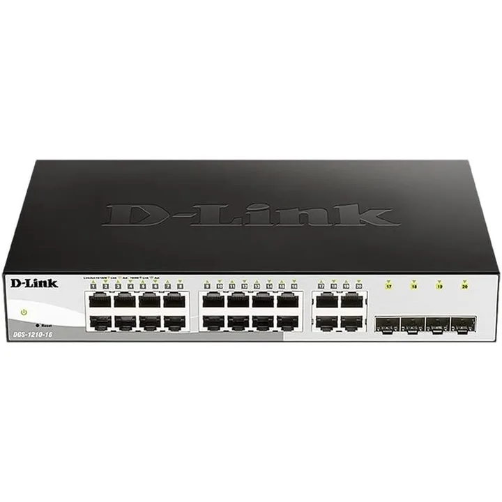 Switch D-LINK Gigabit 16 Puertos DGS-1210-16/E