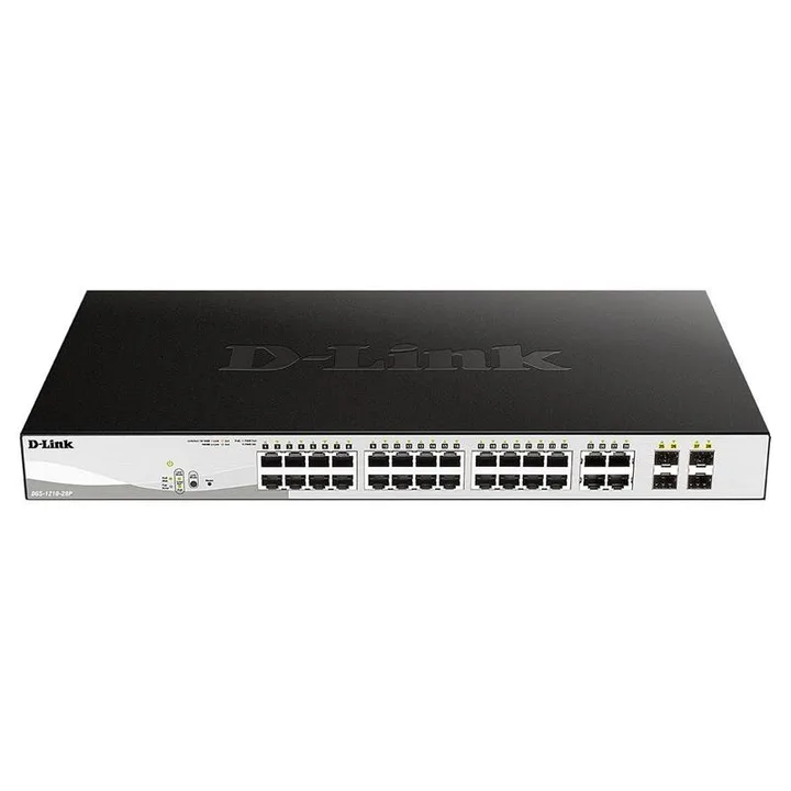 Switch D-Link DGS-1210-28P de 28 puertos Gigabit PoE