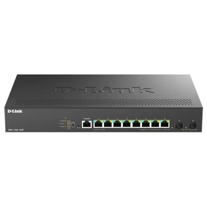 Switch D-LINK Gigabit 8 Puertos Multigigabit 2.5G POE+