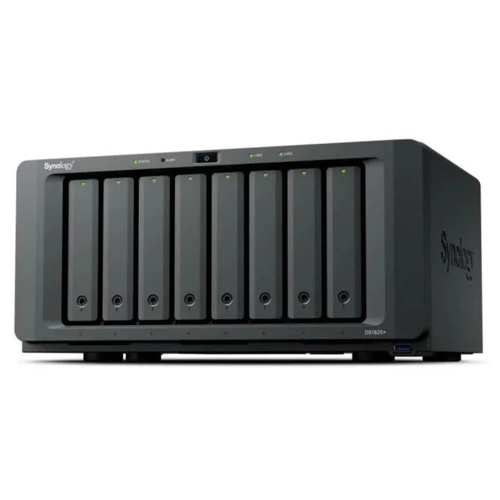Unidad NAS Synology DS1825+ 18 HDD/SSD Disktation Cpu 2.2GHZ 8GB Black