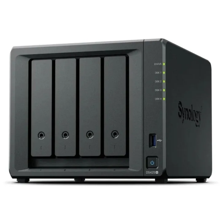 Unidad NAS Synology DS425+ 4 HDD/SSD Diskstation Cpu 2.7GHZ 2GB Black