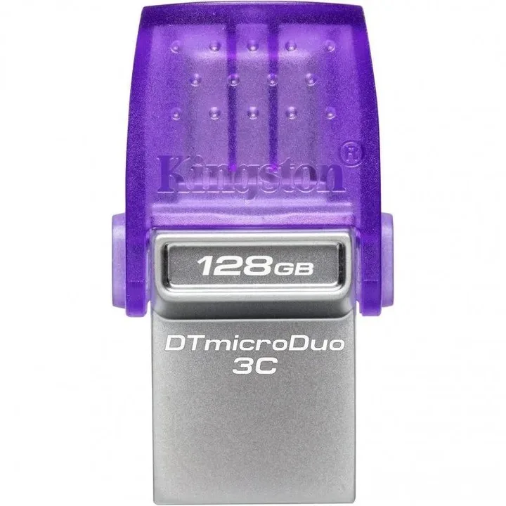 Pen Drive 128GB Kingston USB-A/USB-C 3.2 Purple