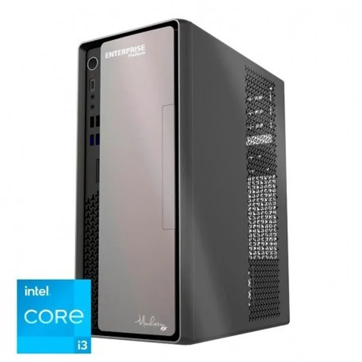 PC Enterprise Manhattan FX, Core i3-12100F, 8 GB, 1 TB, sin Windows