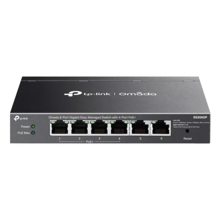 Switch TP-LINK ES206GP Gigabit 6 Puertos POE+