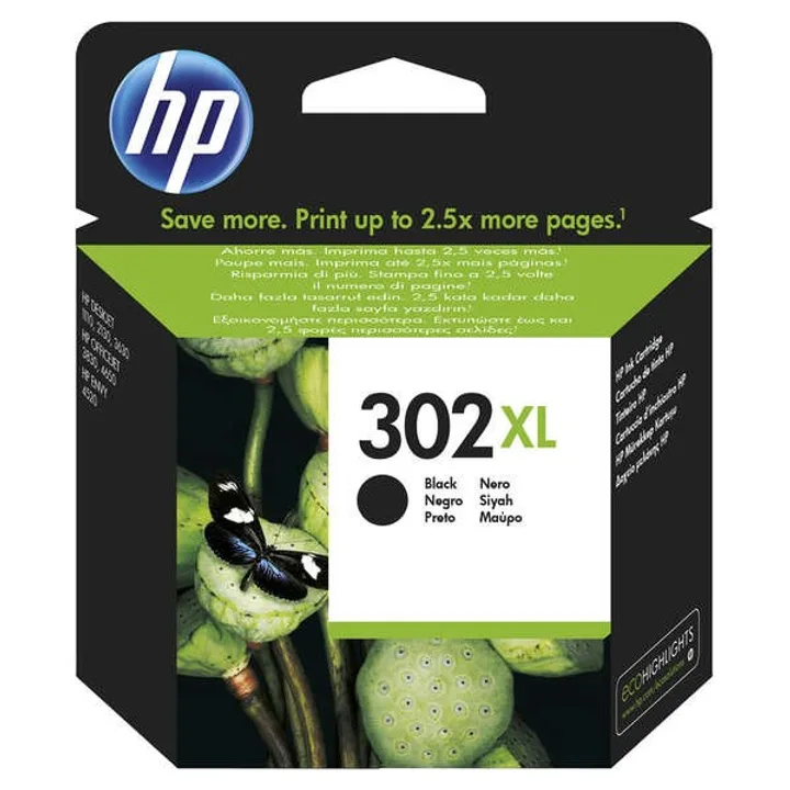 Tinta HP Nº 302XL Black