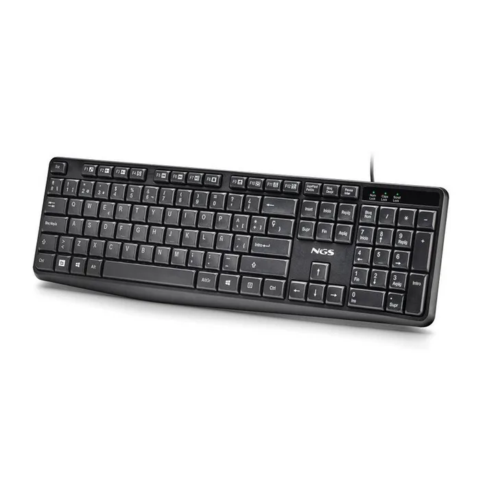 Teclado NGS Funky V4 USB Multimedia Black