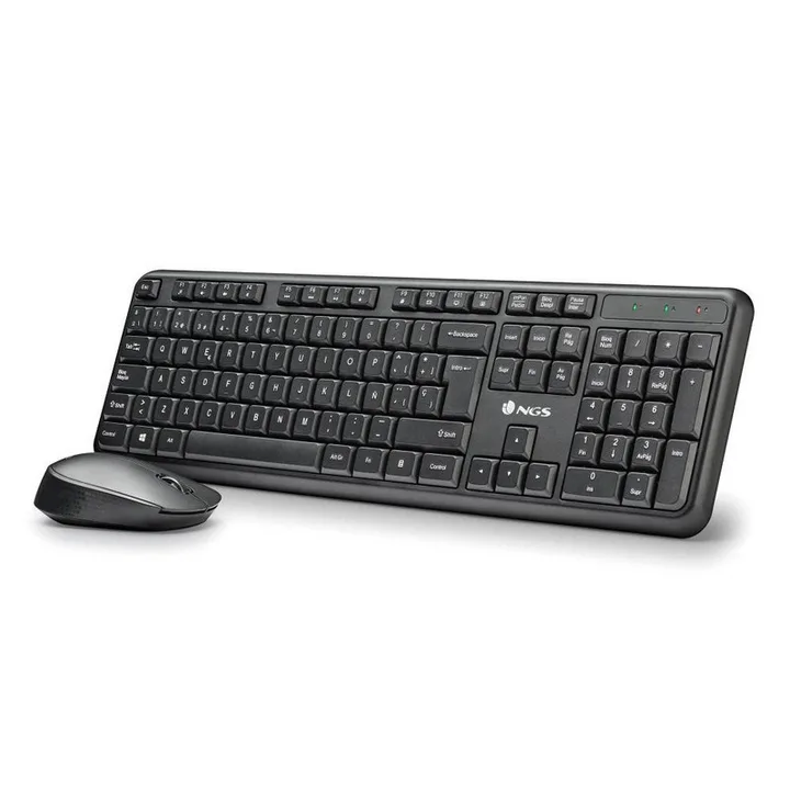 Teclado y ratón NGS Harmony inalámbrico negro