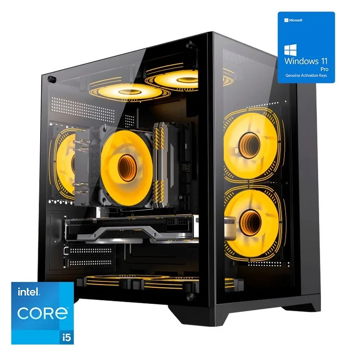 Torre Infinity Mini RGB, Core i5-14600K, 16 GB, 1 TB, Windows 11 Pro