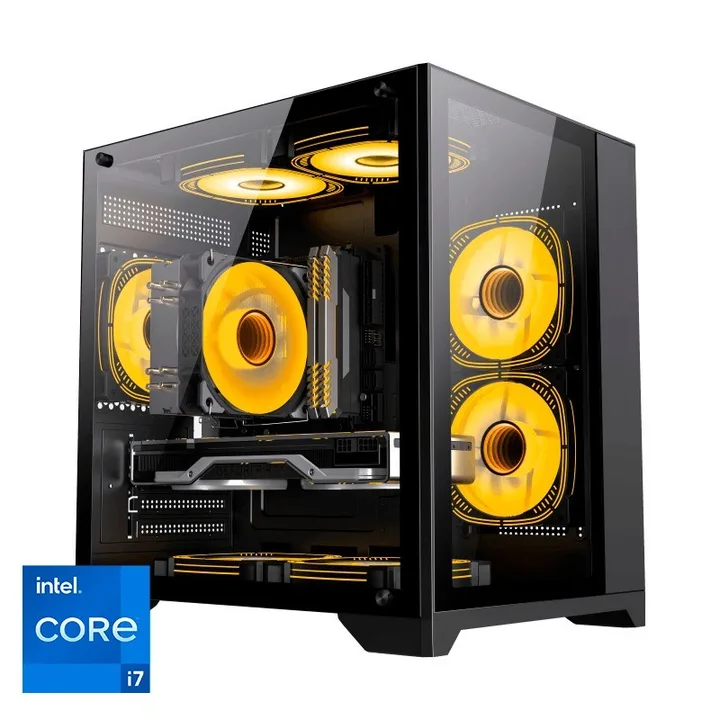 Torre Infinity Mini RGB, Core i7-14700K, 16 GB, 1 TB, sin Windows