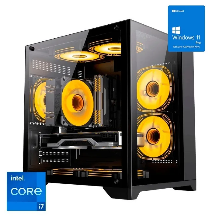 Torre Infinity Mini RGB, Core i7-12700, 16 GB, 500 GB, Windows 11 Pro
