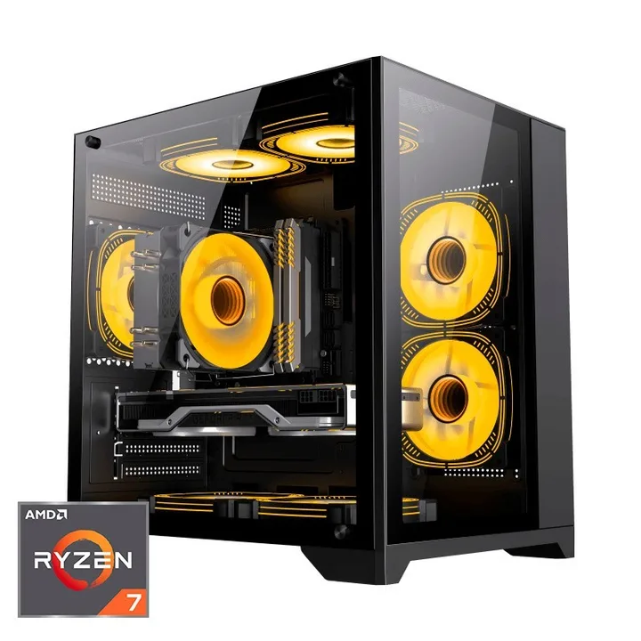 Torre Infinity Mini RGB, Ryzen 7 7700X, 16 GB, 1 TB, sin Windows