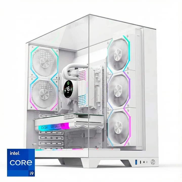 Torre Infinity Pro RGB blanca, Core i9-14900K, 32 GB, 1 TB, sin Windows