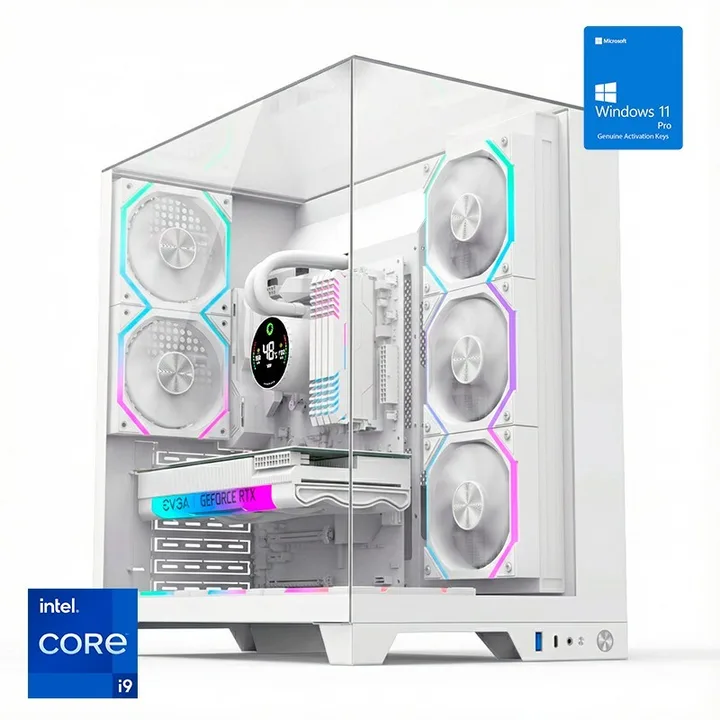Torre Infinity Pro RGB blanca, Core i9-14900K, 32 GB, 1 TB, Windows 11 Pro