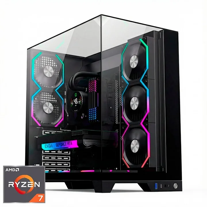 Torre Infinity Pro RGB, Ryzen 7 9800X3D, 16 GB, 1 TB, sin Windows