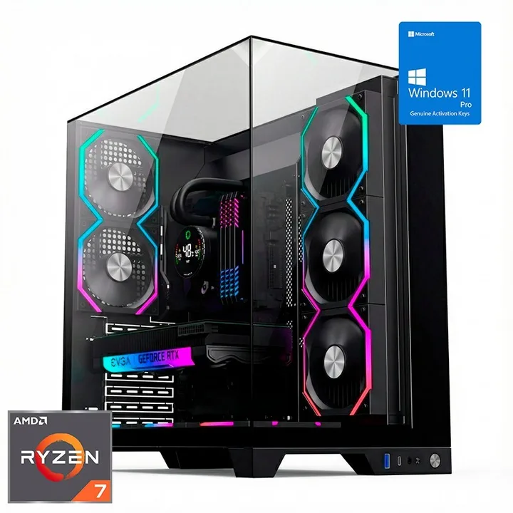 Torre Infinity Pro RGB, Ryzen 7 9800X3D, 16 GB, 1 TB, Windows 11 Pro