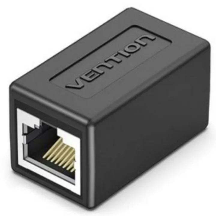 Adaptador Vention RJ45 CAT.6 FTP Hembra - Hembra Black ( Pack 5UD)
