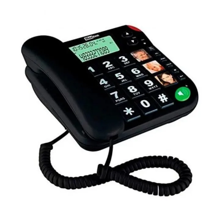 Telefono Fijo Maxcom KX-T480 Black