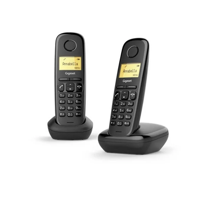 Telefono Gigaset A170 Black Duo