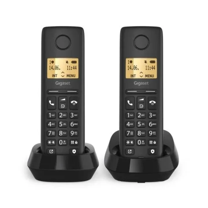 Telefono Gigaset Basic 100 Black Duo