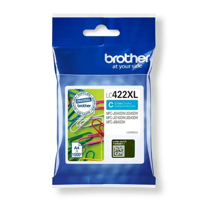 Tinta Brother LC422 XL Cyan