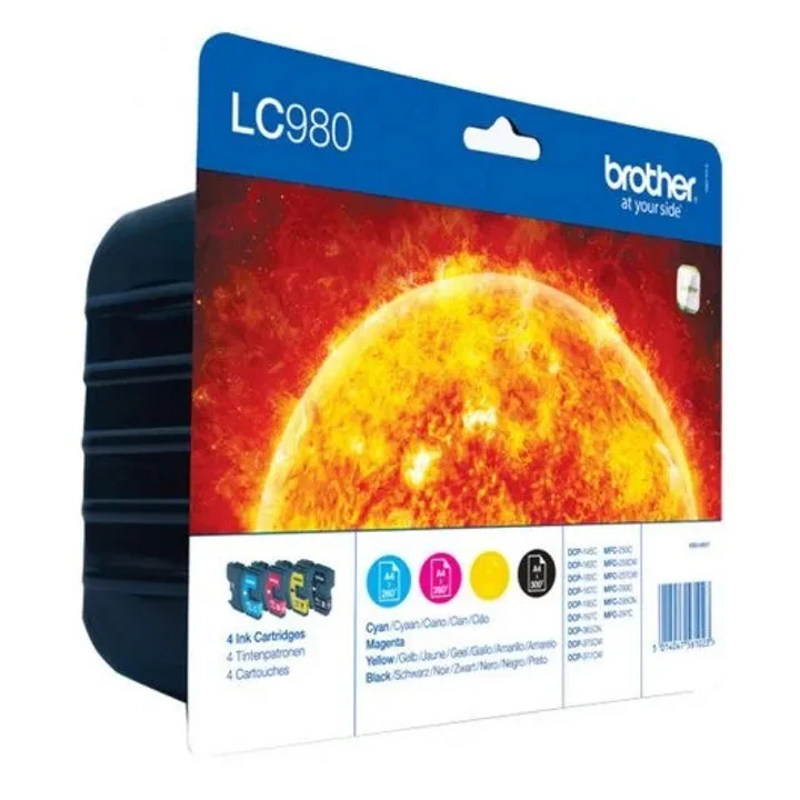 Pack Tinta Brother LC980VALBP Color + Black