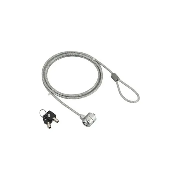 Candado de portátil Gembird con llave, cable de 1,8 m