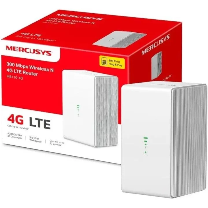 Wireless Router Mercusys MB110-4G 4G Lte 150MBPS