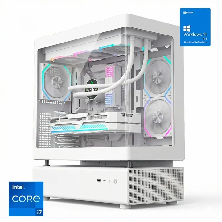 Torre N80 White RGB blanca, Core i7-14700K, 32 GB, 1 TB, Windows 11 Pro