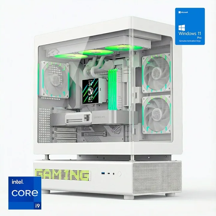 Torre N90 RGB blanca, Core i9-14900K, 32 GB, 2 TB, Windows 11 Pro