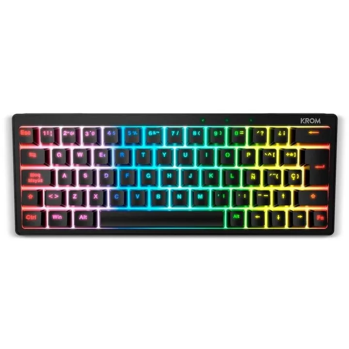 Teclado Gaming Krom Kreator Mecanico TKL USB RGB