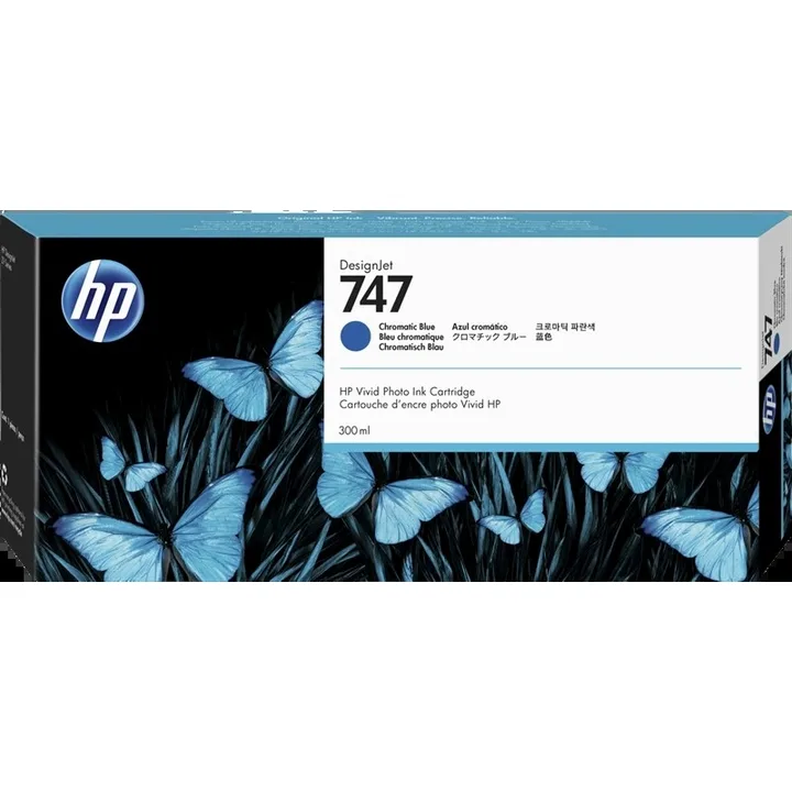 Tinta HP P2V85A Chromatic Cyan Nº 747