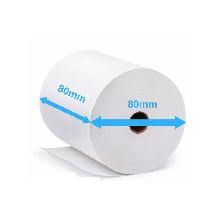 Bobina Papel Térmico AVPOS 80X80X12 ( Pack 5 ROLLOS)