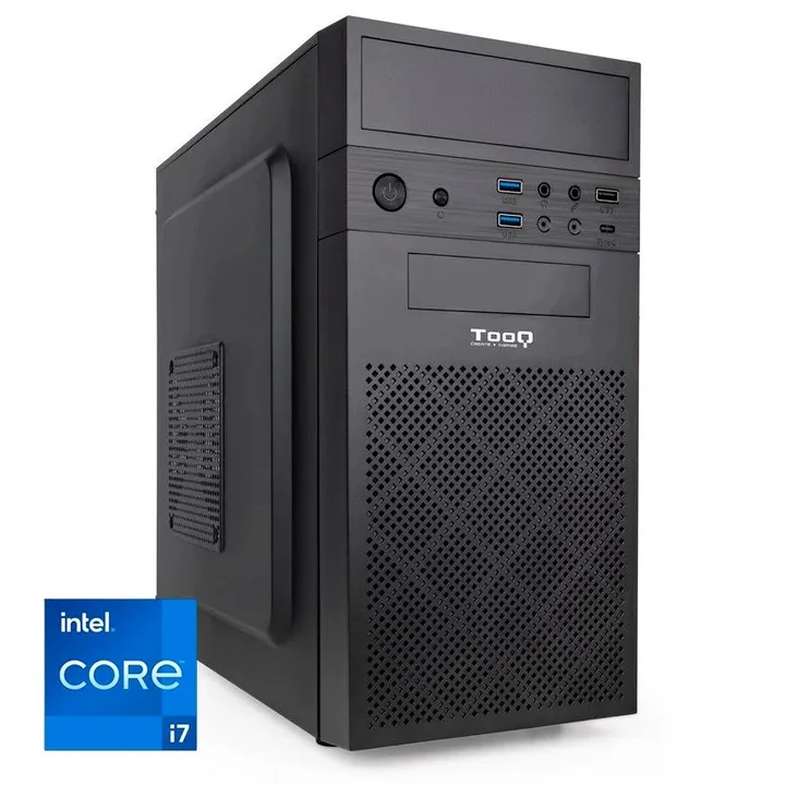 PC Tooq M-ATX, Core i7-12700, 16 GB, 1 TB, sin Windows