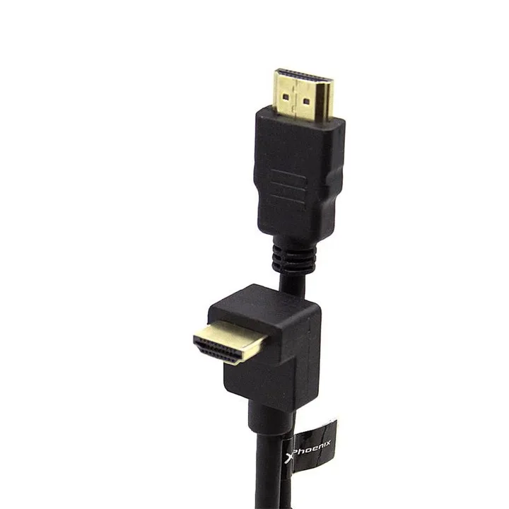 Cable HDMI Phoenix V2.0 4K Acodado A/M-A/M 3M