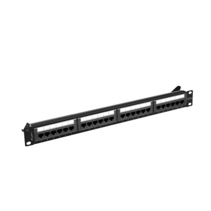 Patch Panel Lanberg 19 24 Puertos 1U Cat 6A Utp
