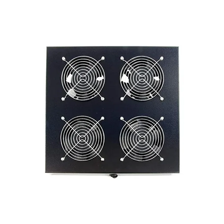 Ventilador Cuadruple 12 CM Powergreen Armario Rack