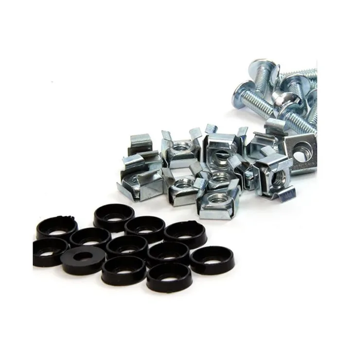 Tuercas + Tornillos Metalicos Powergreen para Rack ( Pack 50 UDS)