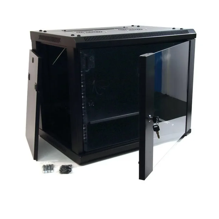 Armario Rack Powergreen 6U 60X60 Termostato + Ventiladores + 1 Bandeja