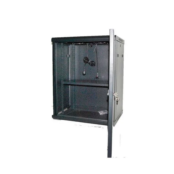 Armario Rack Powergreen 15U 60X45 Termostato + Ventiladores + 1 Bandeja