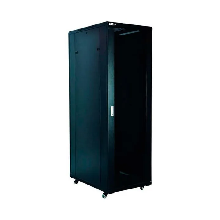 Armario Rack Powergreen 42U 60X60 Desmontado Puertas Cristal y Metal