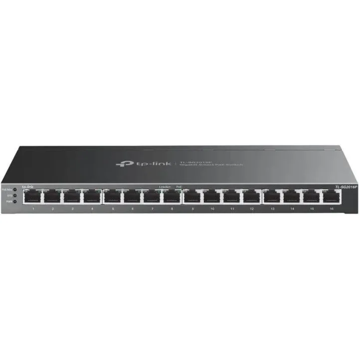 Switch TP-LINK TL-SG2016P Gigabit 16 Puertos 8P POE+ Omada