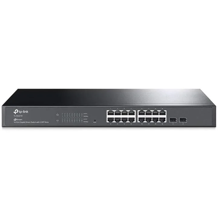 Switch TP-LINK Jetstream 16 Puertos Gigabit +2 SFP Rack 19