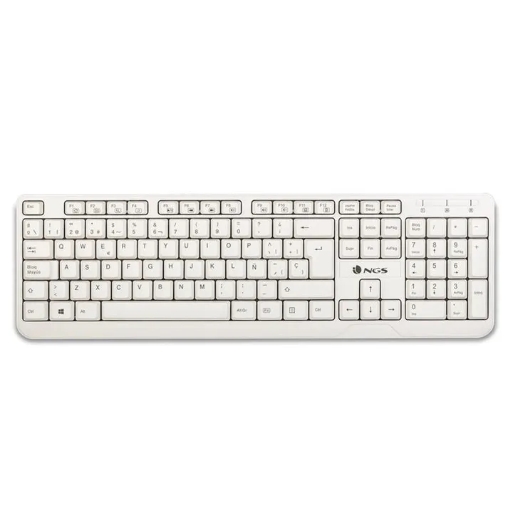 Teclado NGS Spike USB White