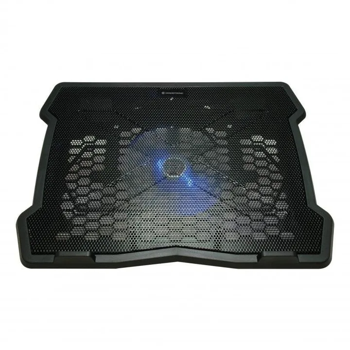 Soporte Refrigerador Notebook Conceptronic Aluminio 15.6 Ergonomico Black