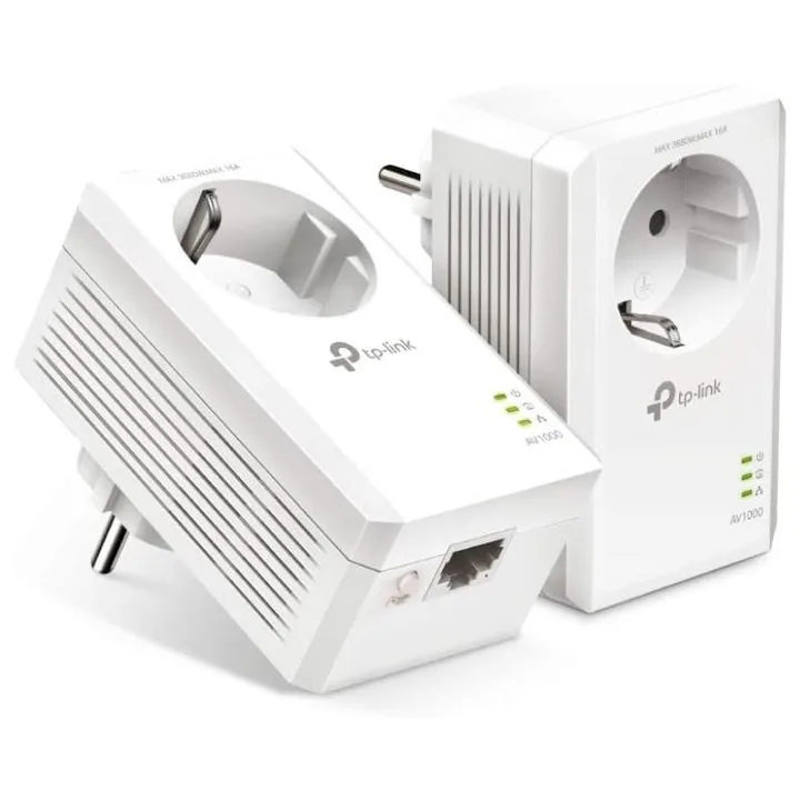 Kit PLC TP-Link TL-PA7017P AV1000 con enchufe, 2 unidades