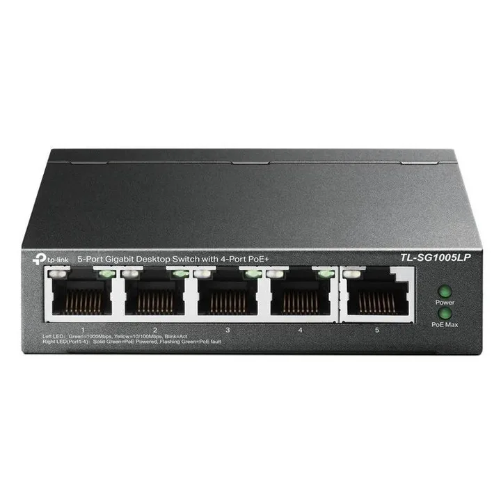 Switch TP-Link TL-SG1005LP de 5 puertos Gigabit PoE+