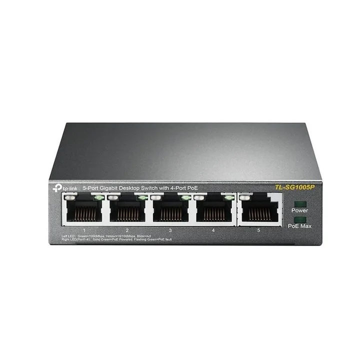 Switch TP-LINK Gigabit 5 Puertos 4 Poe TL-SG1005P