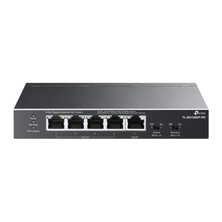 Switch TP-Link TL-SG1005P-PD de 5 puertos Gigabit PoE+